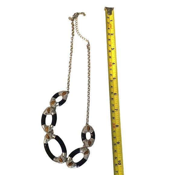 BEAUTIFUL WOMEN STATEMENT SILVER/BLUUE NECKLACE - Picture 4 of 4